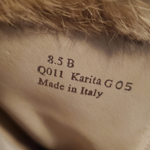 Coach (Karita) Wedge Boots with Rabbit Fur - Picture 12 of 16